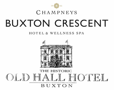 Champneys Buxton Crescent Logo and Old Hall Hotel Logo