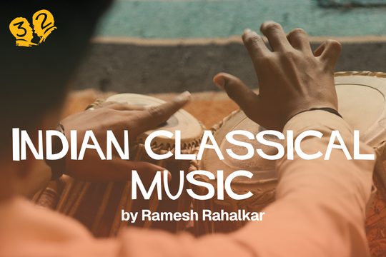 Someone playing the tabla.