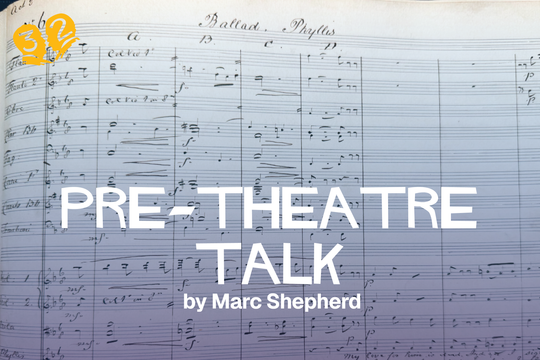 A handwritten musical score.