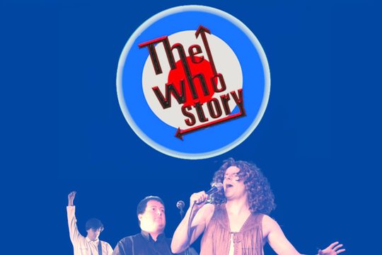 cover art for 'my genteration' show with the RAF target logo and a faded picture of the band