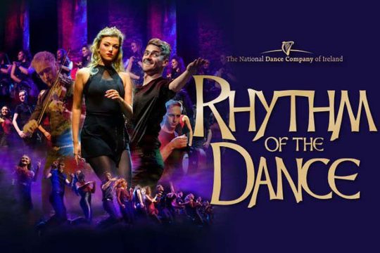 A purple background with a collage of images of dancers and musicians.