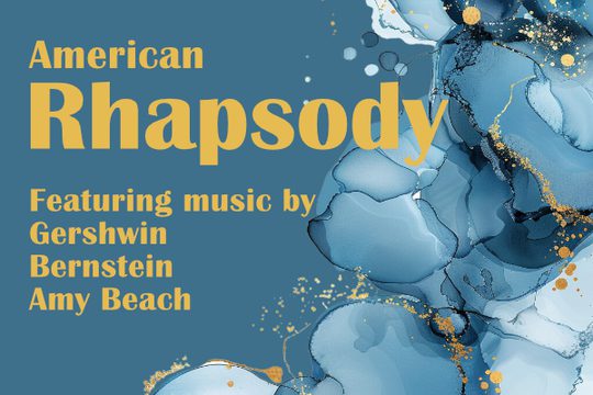 The title of the show in yellow writing on a blue background.