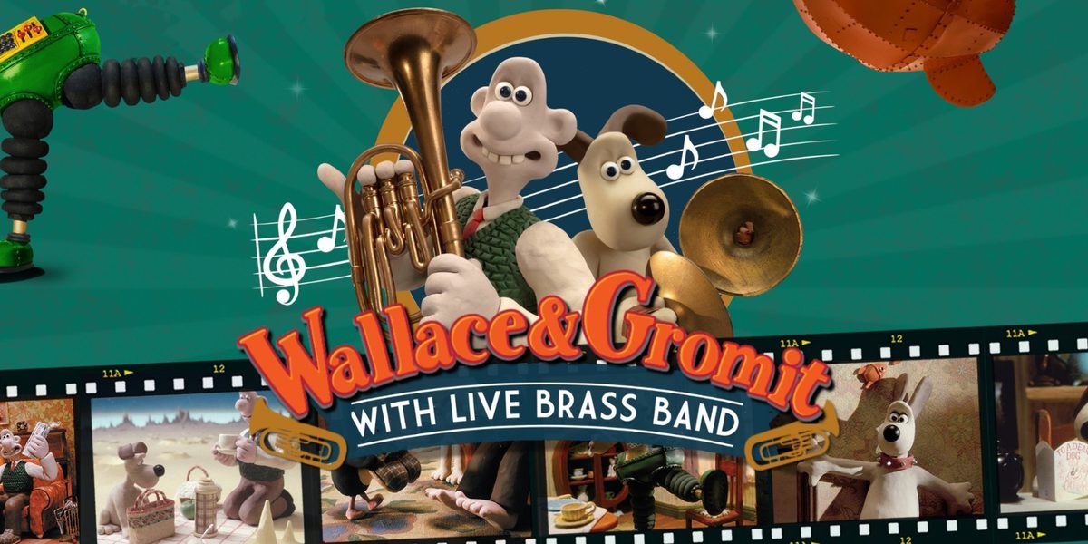 Wallace and Gromit - The Wrong Trousers with Live Brass Band Accompaniment