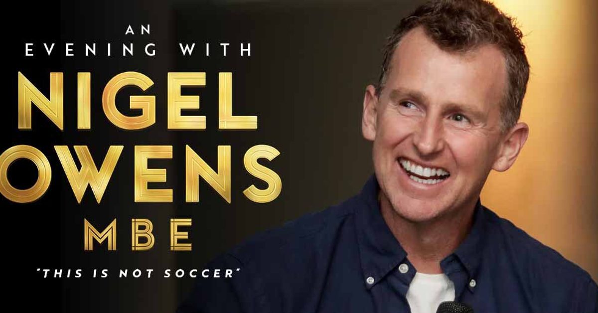 Nigel Rocca An Evening With Nigel Owens MBE | Buxton Opera House